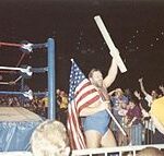 Duggan in a WWF event