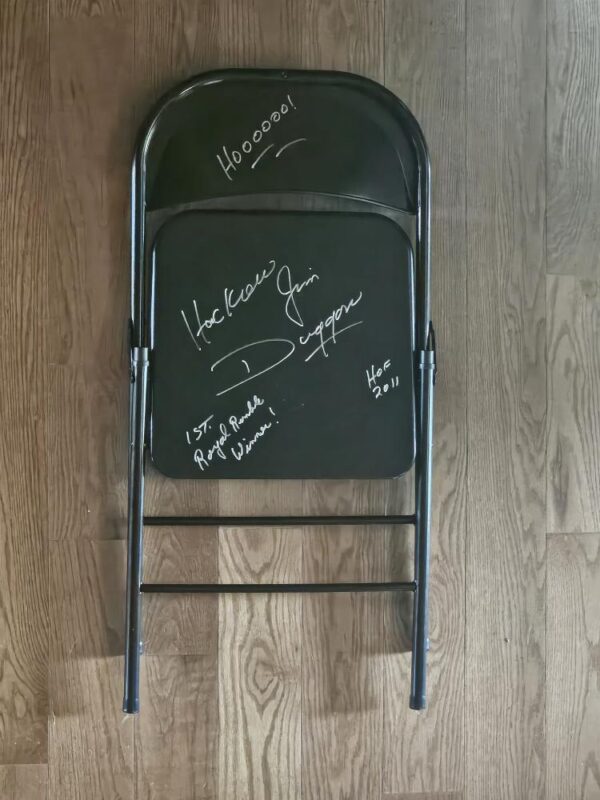 Signed Steel Metal Chair